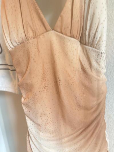 tan halter top dress size 8 - Thumbnail 2