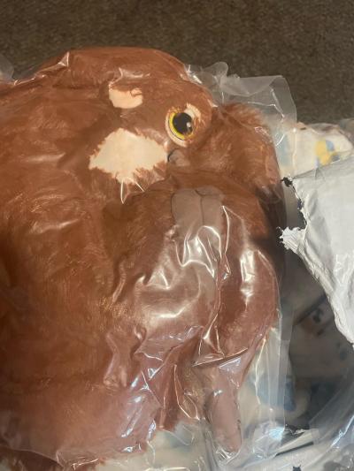 Plush Orangutan Brown Ikea Like Plush 26in  NWOT - Thumbnail 5