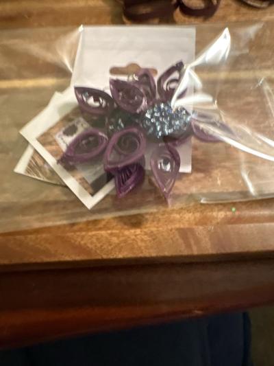 quilling earrings - Thumbnail 2