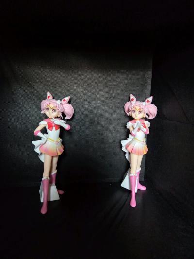 2 PcsSet Sailor Moon Eternal Super Chibi Moon Figure Glitter - Thumbnail 2