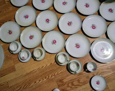 vintage imperial rose china set of30 - Thumbnail 5