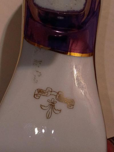 limoges vintage mini porcelain shoe - Thumbnail 3