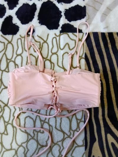 Cute Pink Bikini Top - Thumbnail 2