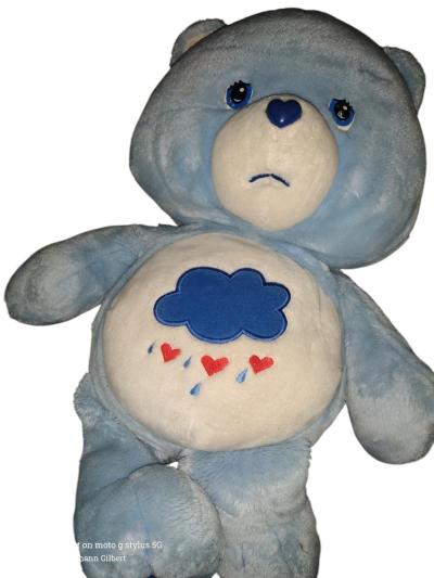 Large Care Bears Grumpy Bear Plush - Thumbnail 8