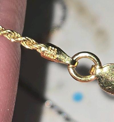 TriTone Sterling Silver Twisted Chain Necklace - Thumbnail 4