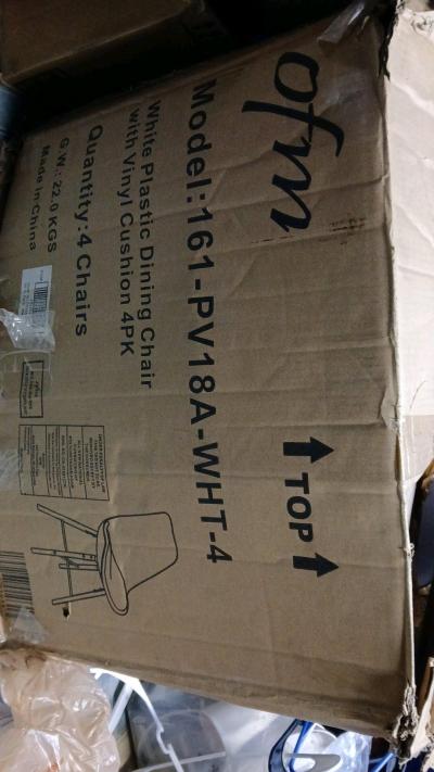 OFM Set Of 4 161 Collection Traditional Dining Side Room Woo - Thumbnail 2