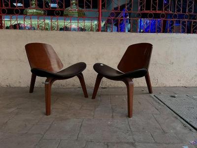 wood chairs for living room - Thumbnail 3