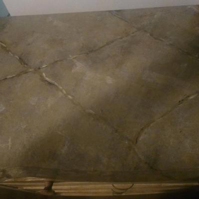 dresser marbling painting on top woodgrain draws and side - Thumbnail 2