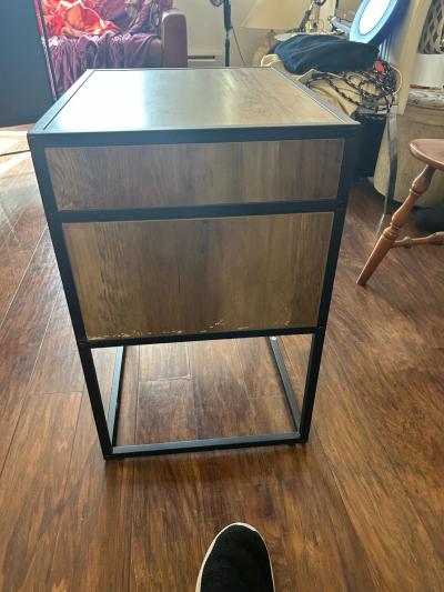 Brand GenericAccent Table Side End Nightstand Lamp Living Ro - Thumbnail 4