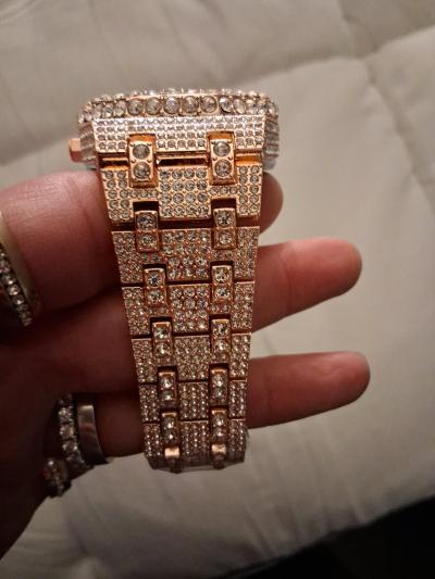 Rose Gold Quartz Movement Buss Down Mens Watch - Thumbnail 5
