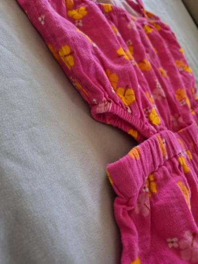 Girls Cat Jack Pink Floral Jumpsuit Size L 1012 NWT Pockets - Thumbnail 8