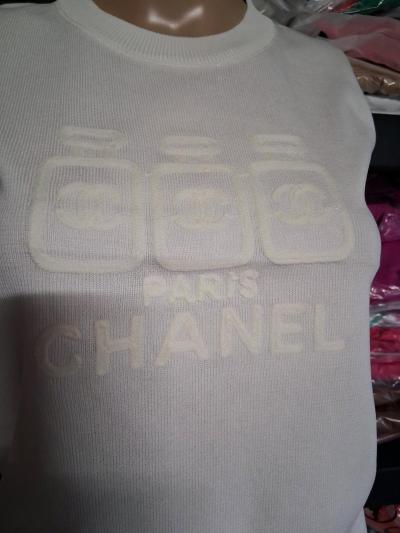 Embroidery knitted Top - Thumbnail 2