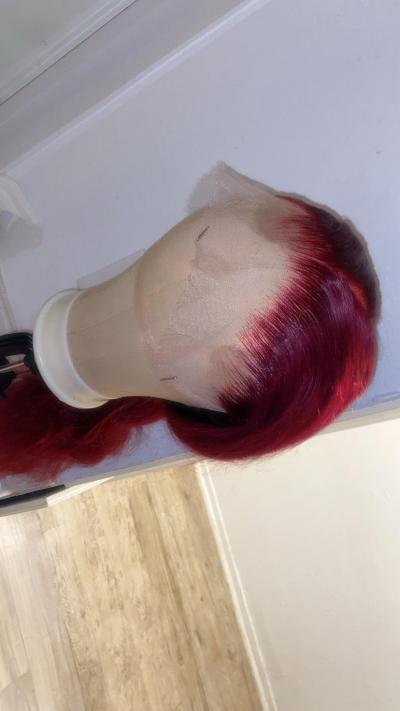 human hair 13x6 99j 28 inch - Thumbnail 2