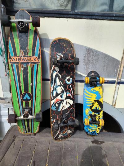 3 skate boards - Red Bluff, California