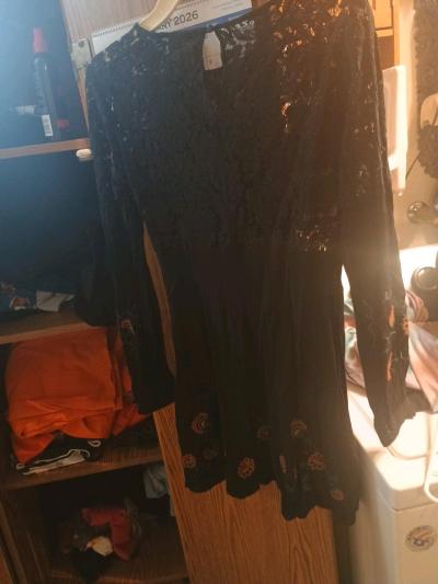 Ladies pants 15 obo size 3 black lace shirt M 10 obo ss15 - Thumbnail 6