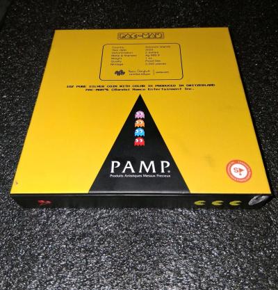 1 ounce silver 2025 PacMan 45th Anniversary coin - Thumbnail 2