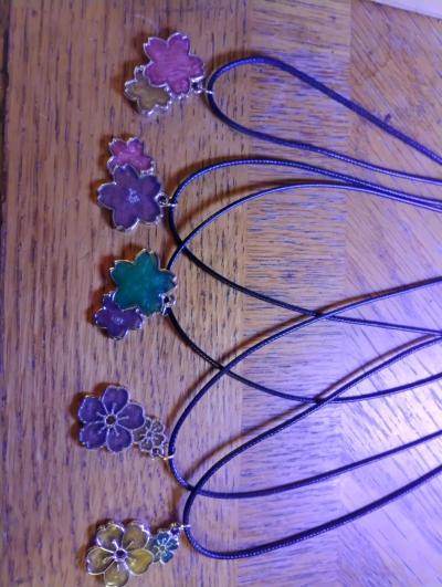 unique handcrafted Resin necklaces - Thumbnail 2