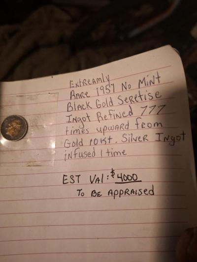 1902 red refining stone Quaffel bit 46gr