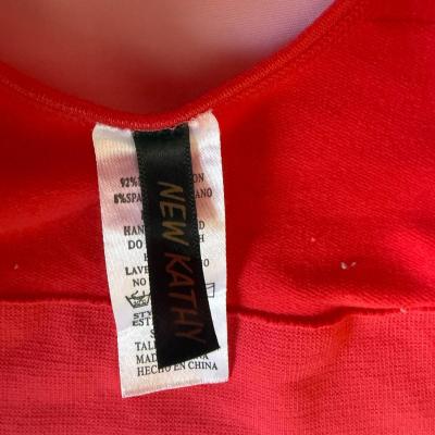 New Kathy Padded Lace Bralette  Red Seamless PushUp Crop Top - Thumbnail 3