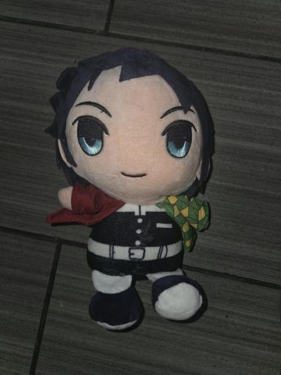 Demon Slayer Kimetsu no Yaiba Tomioka Giyuu Plush Doll Hangi - Thumbnail 2