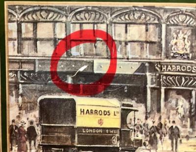 Pimpernel Harrods Knightsbridge London Scenes Cork Coasters - Thumbnail 4