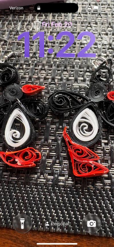 quilling earrings - Thumbnail 6
