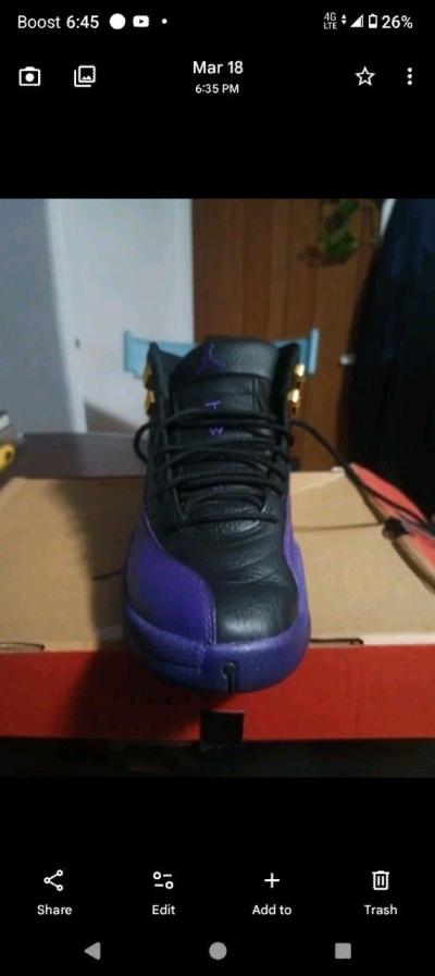 Men Jordan 12 retro sneakers 8 12 - Thumbnail 5