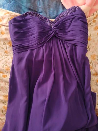 Purple Prom Dress - Thumbnail 1