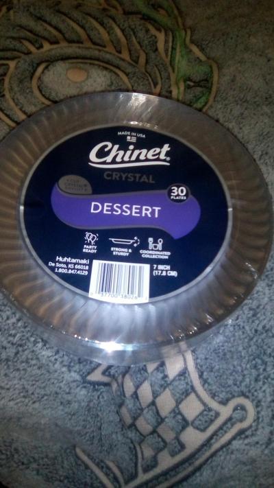 CHINET CRYSTAL PLATES - Oklahoma City, Oklahoma