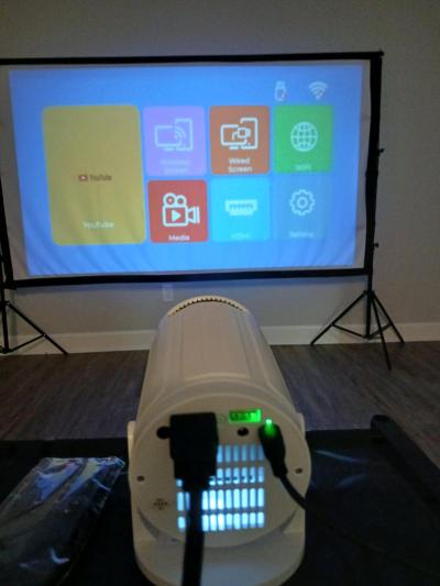 Mini Projector with Stand and YouTube - Thumbnail 5