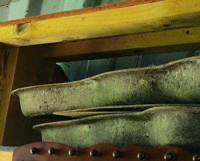 cement mixer and fiber glass stepping stone molds - Thumbnail 2
