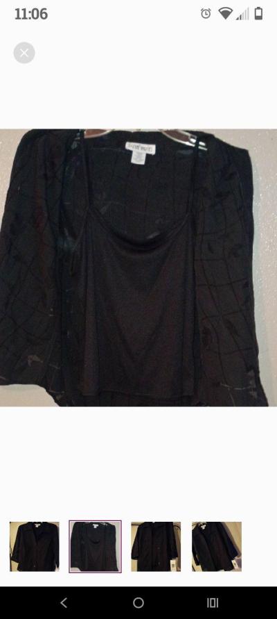 2 piece top  beautiful to wear to partys or on a daye - Thumbnail 2