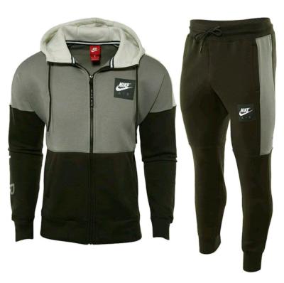 Nike Air Mens Green Fleece Tracksuit - Thumbnail 2