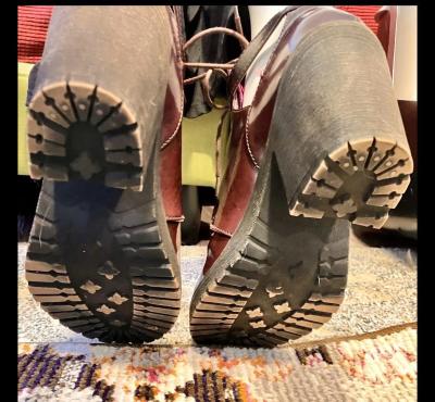 London Rebel Deep Purple Womens Size 8 Lace Up Ankle Boots - Thumbnail 6