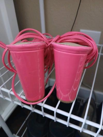 Pink Block Heels Size 7 - Thumbnail 3
