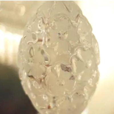Glaswerke German Lausitzer Leaded Crystal Egg - Thumbnail 3