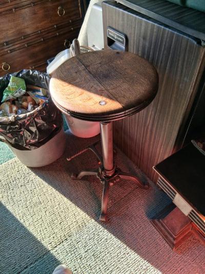 antique piano stool - Thumbnail 5