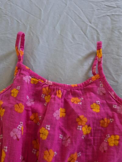 Girls Cat Jack Pink Floral Jumpsuit Size L 1012 NWT Pockets - Thumbnail 6