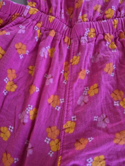 Girls Cat Jack Pink Floral Jumpsuit Size L 1012 NWT Pockets - Thumbnail 5