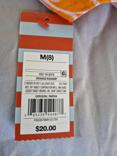 Cat  Jack girls size 8 floral dress with pockets NWT - Thumbnail 2