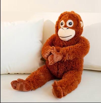 Plush Orangutan Brown Ikea Like Plush 26in  NWOT - Thumbnail 2