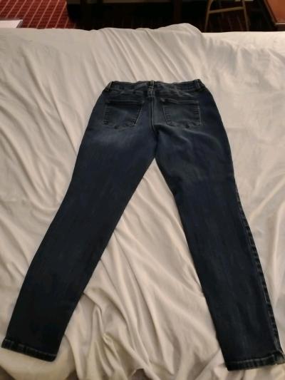 dark blue jeans Large High Rise - Thumbnail 3