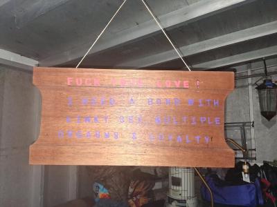 handmade adult humor wall decore - Thumbnail 2