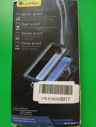 Waterproof Black Screen Protector Case for Cell Phones - Thumbnail 2