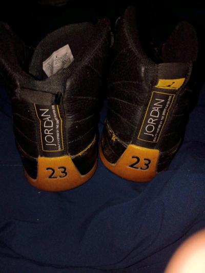 Leather and textile sneakers Nike Air Jordan 12 Retro Univer - Thumbnail 3