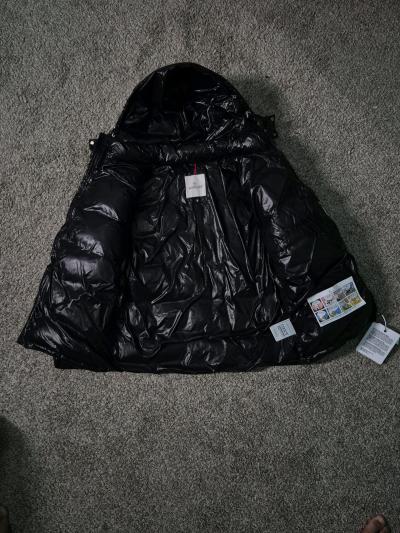Black Moncler Puffer Jacket Size M - Thumbnail 5