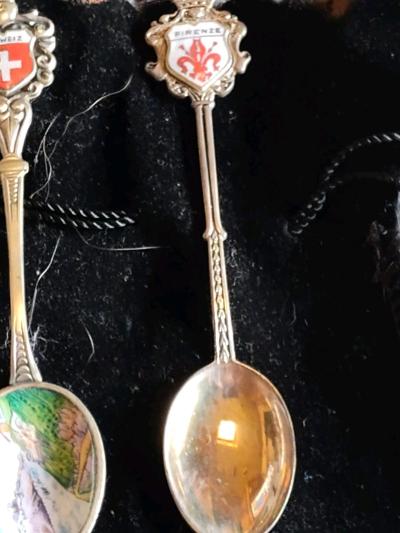 antique silver spoon collection 18 and total - Thumbnail 11