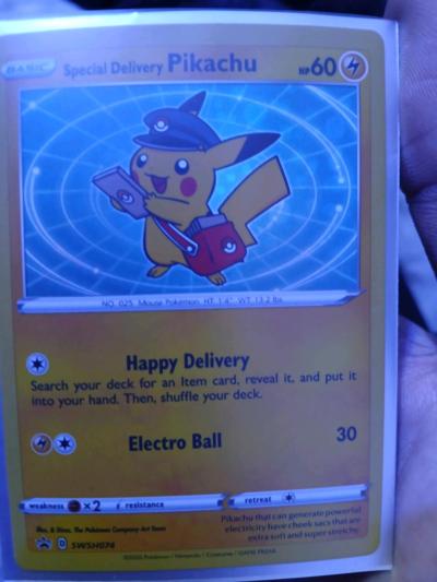 special delivery pikachu holo - Thumbnail 2