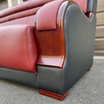 Premium Natural Leather Living Room Sofa - Thumbnail 2