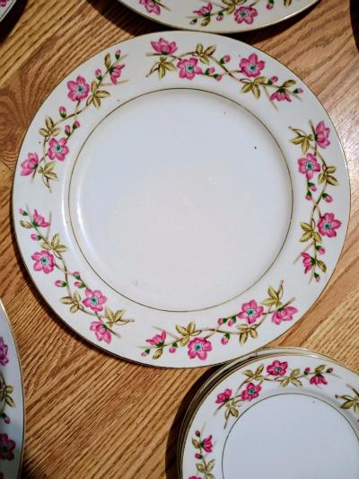 vintage valmont china set of 9 - Thumbnail 5